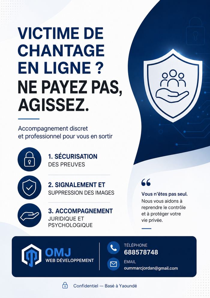 Accompagnement victimes de chantage