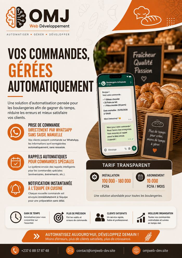 Automatisation pour boulangeries