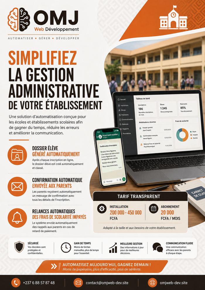 Automatisation pour établissements scolaires
