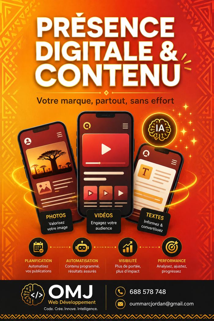 Présence digitale et contenu
